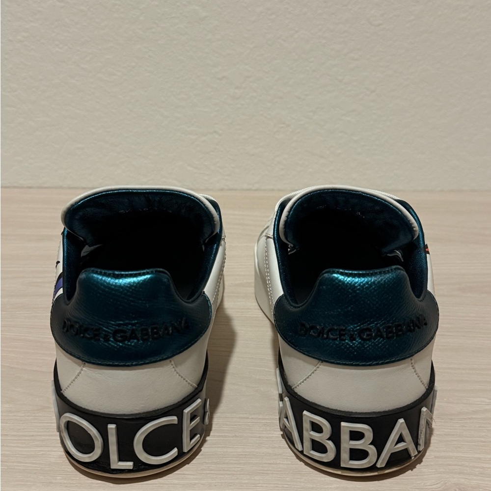 Dolce & Gabbana White Sneakers with Power Comic Design - Picture 2 of 4